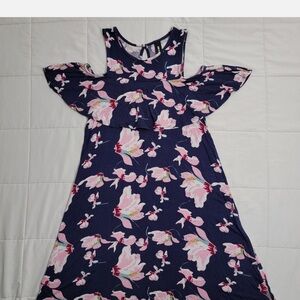 Agnes & Dora Navy and Pink Floral Blouse